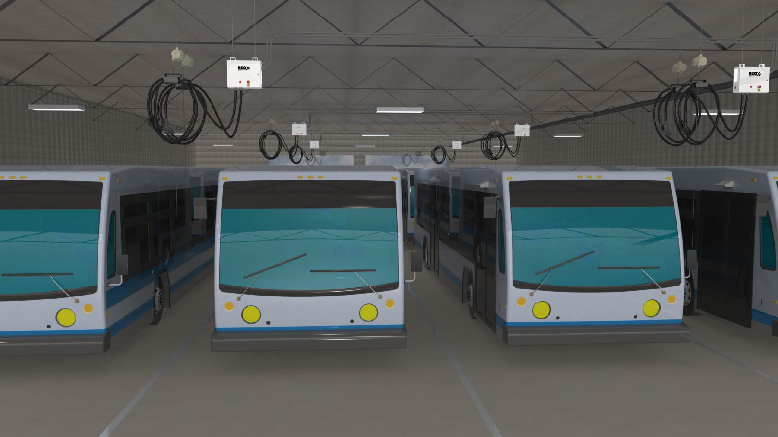 Bornes de recharge pour flotte de véhicules | BEQ Technology